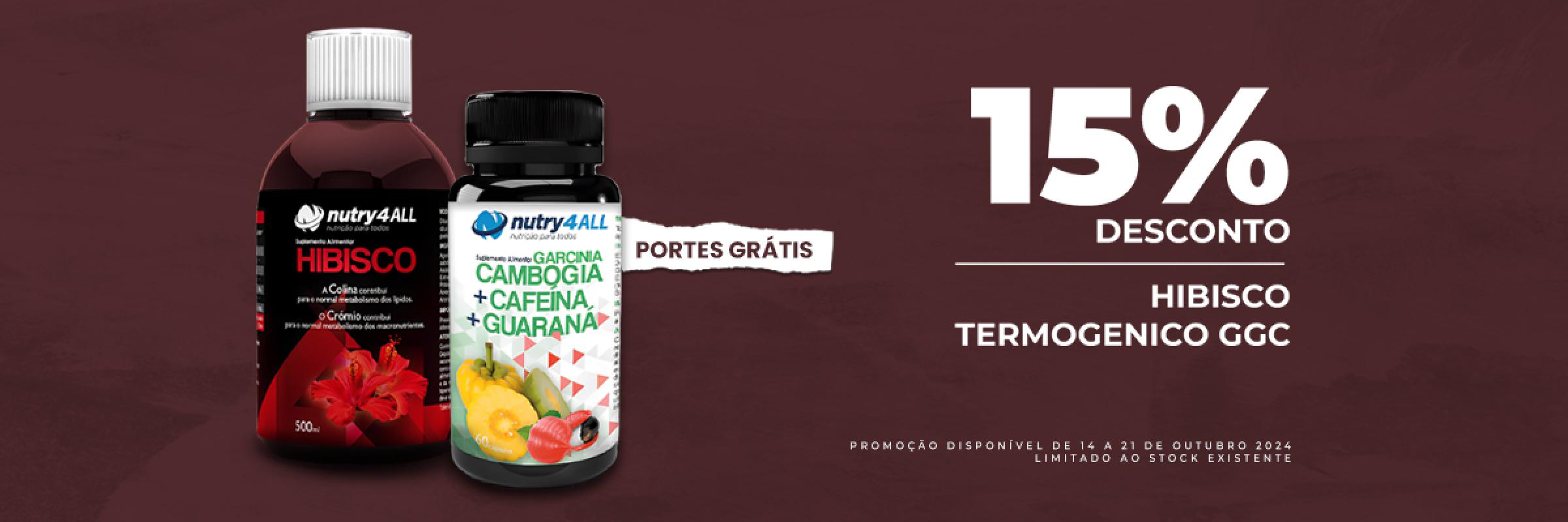 14 a 20 - 15% Hibisco + GGC - 14 a 20 - 15% Hibisco + GGC