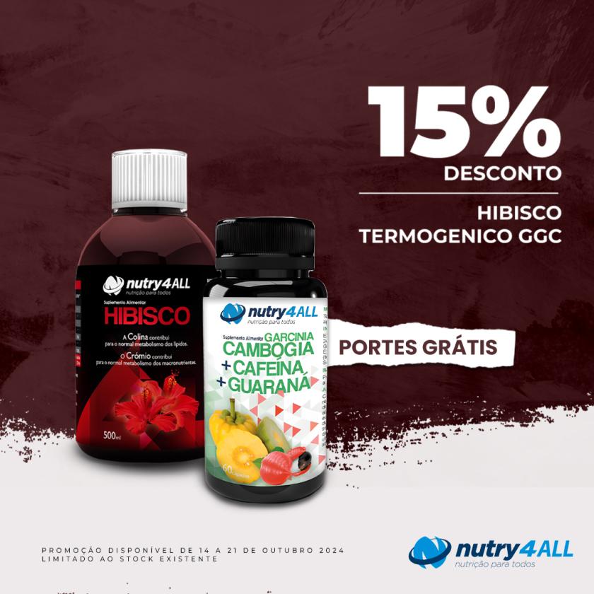 14 a 20 - 15% Hibisco + GGC - 14 a 20 - 15% Hibisco + GGC