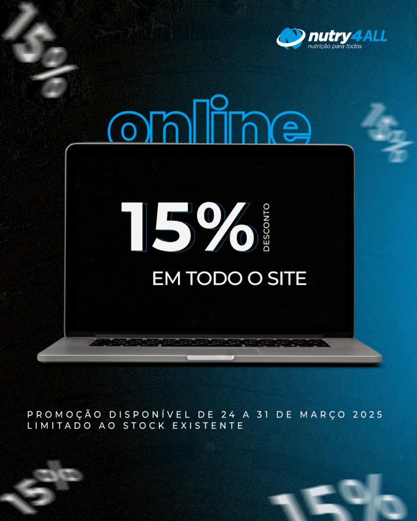 23 a 30 - 15% Todo o site - 23 a 30 - 15% Todo o site