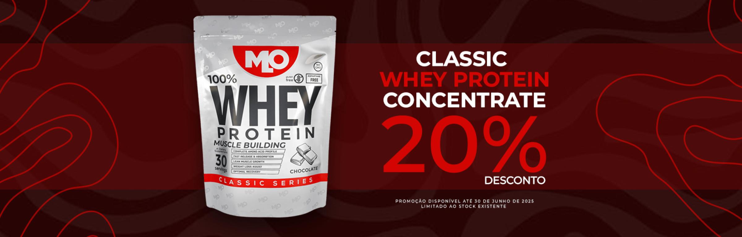 1 a 30 - 20% Classic 100% Whey Protein Concentrate - 1 a 30 - 20% Classic 100% Whey Protein Concentrate