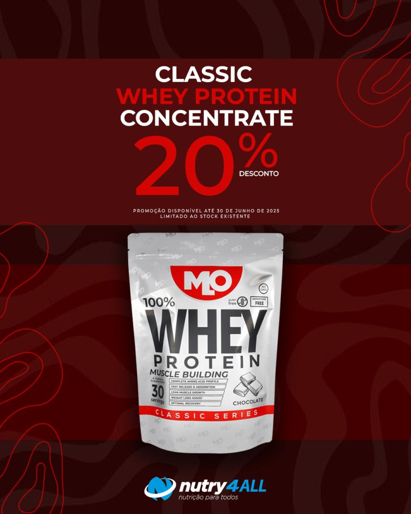 1 a 30 - 20% Classic 100% Whey Protein Concentrate - 1 a 30 - 20% Classic 100% Whey Protein Concentrate