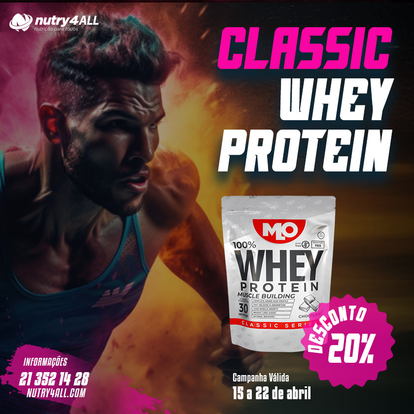 15 a 22 - 20% Classic 100% Whey Protein - 15 a 22 - 20% Classic 100% Whey Protein