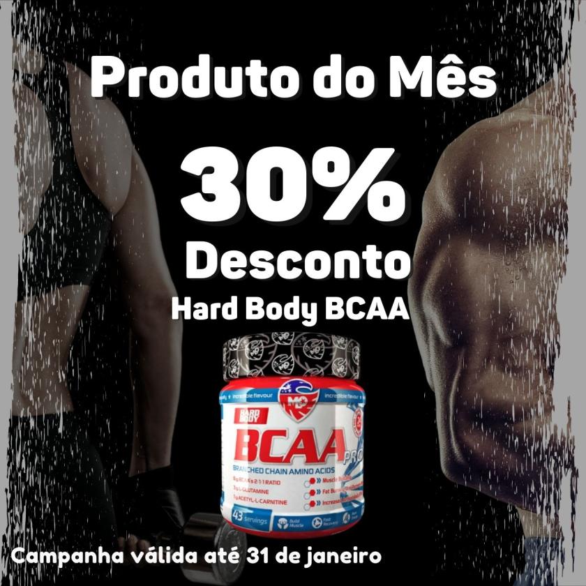 Produto do mês : Hard Body Bcaa  Pro 30% desconto - Produto do mês janeiro 2022 : Hard Body Bcaa  Pro 30% desconto